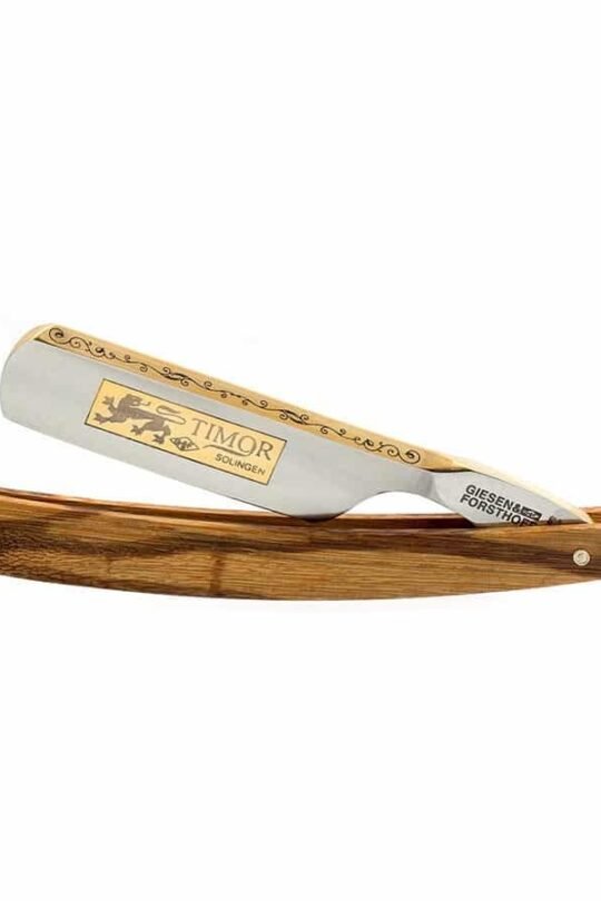 Vienašmenis skustuvas G&F medine rankenėle 382