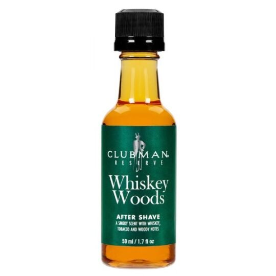 Clubman Whiskey Woods losjonas po skutimosi