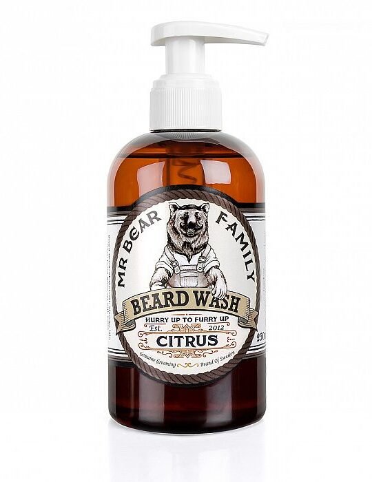 Mr Bear Family barzdos šampūnas - Citrus
