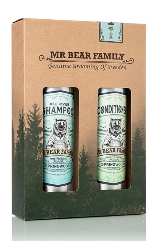Mr Bear Family rinkinys plaukams