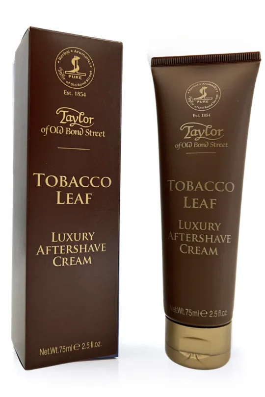 Taylor of Old Bond Street drėkinantis kremas po skutimosi Tobacco Leaf 75ml