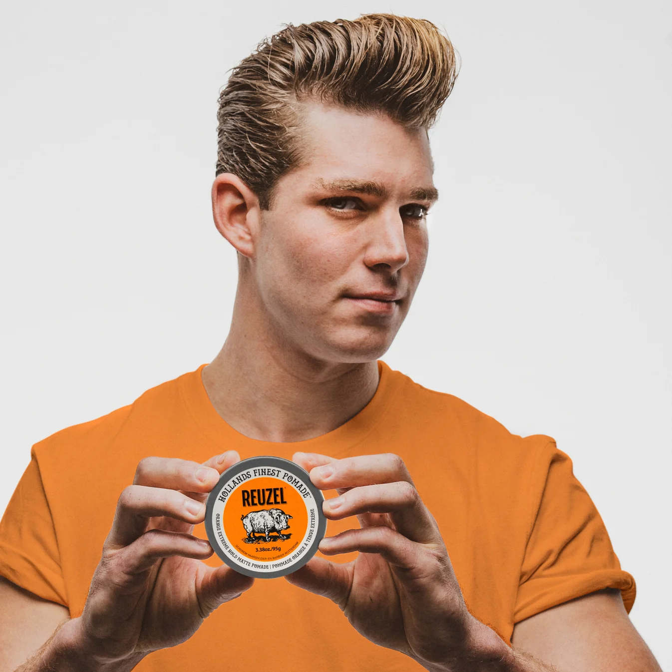 Reuzel Orange Extreme Hold Matte Pomade (95g) - Image 2