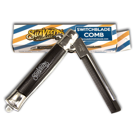 Suavecito Switchblade Comb - Automatinės iššokančios šukos - Image 4